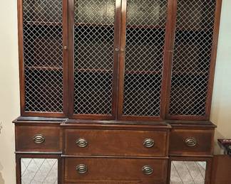 Large secretary hutch, lots of storage.