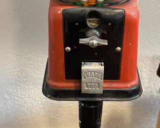 Great gum ball machine on cast iron base