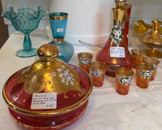 Beautiful miscellaneous glass collection