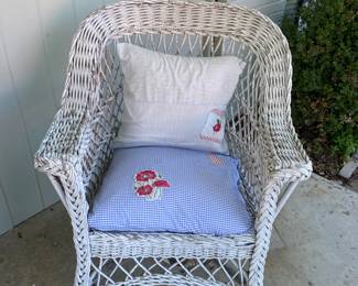 Vintage wicker chair