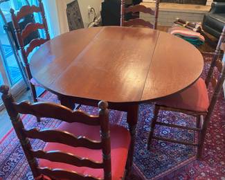 Drop leaf Kitchen table and chairs