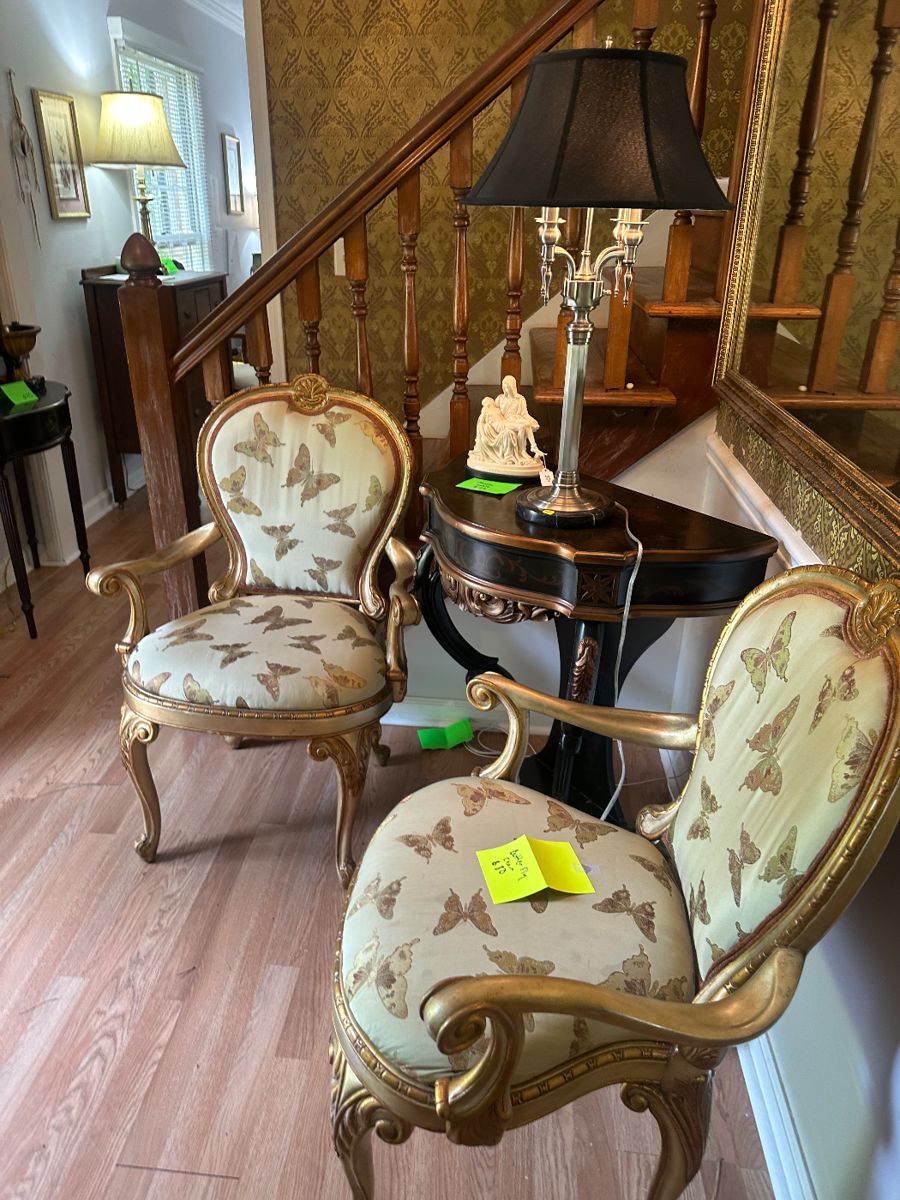 Pair of butterfly chairs