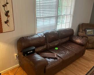 Leather couch
