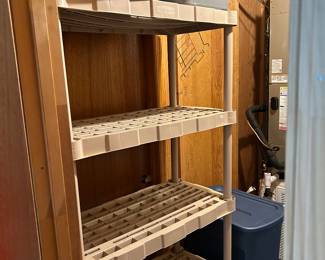Plastic Totes/Shelving