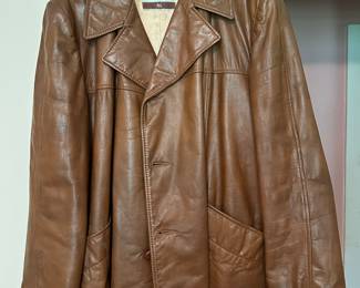 Cresco Vintage Men's Leather Coat
