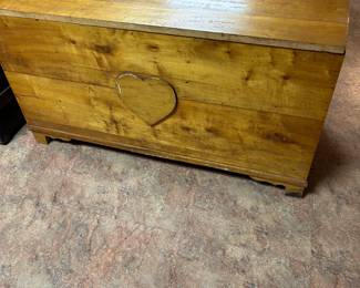 Wood Hand Made Storage Chest