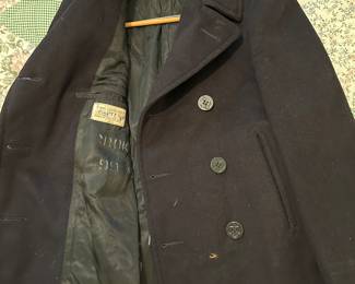 Vintage Navy Issued Pea Coat
