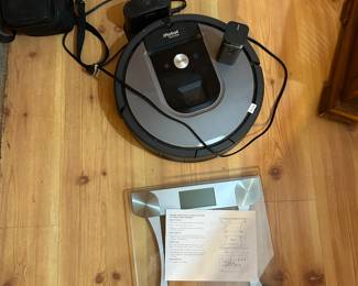 Roomba Vacuum/Bathroom Scales