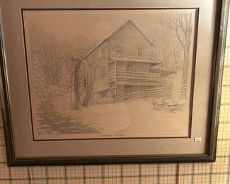 Framed Print Signed & Number by Artist James R. Darnell (December Morning)