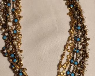 Catherine Popesco - France, vintage, multi-strand necklace