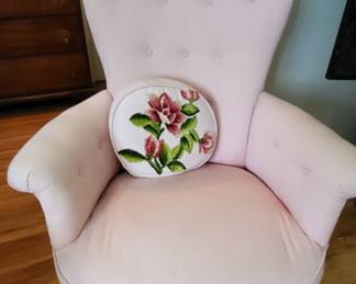 Upholstered armchair