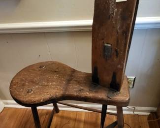 Vintage saddle maker's bench