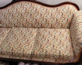 Vintage gooseneck sofa