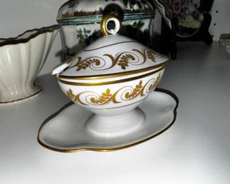 Richard Ginori Torino Gold sugar bowl