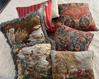 Variety of Throw Pillows