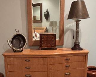 8 Drawer Chest with Mirror - part of suite