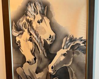 Horse Painting by Harris