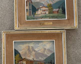 Swiss Paintings by Gustav Pawlu