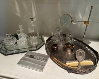 Trays of Dresser Accessories