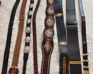 Great Selection of Ladies Belts - some vintage