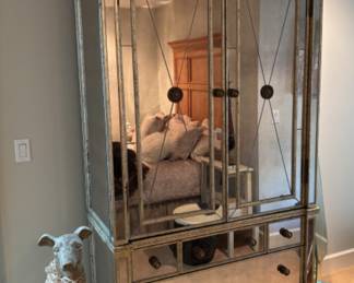 Bassett Mirrored Armoire
