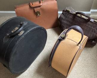 Vintage Leather Travel Cases