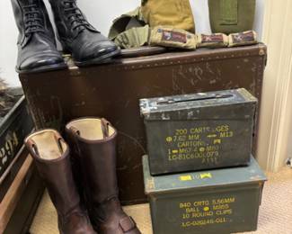Mens Boots and Army Accessories