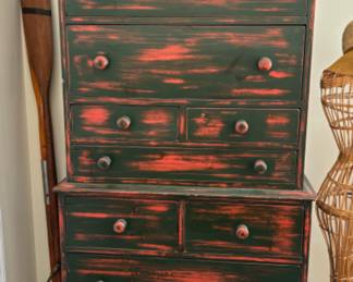 Painted Chest on Chest