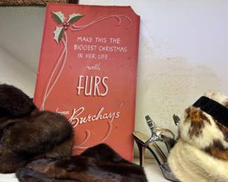 Old Burchay's Furs Advertising