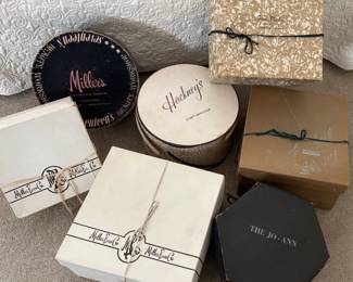 Local Department Store Hat Boxes
