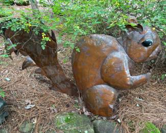 Large Metal Squirrel