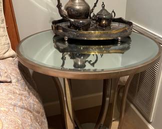 Mirrored Accent Table