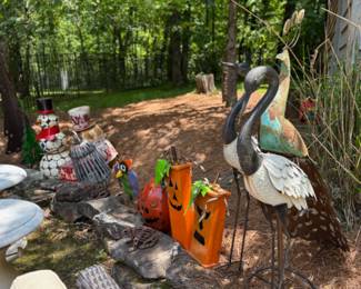 Metal Holiday Decor, Etc.