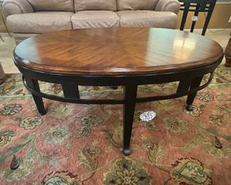 Wood and Metal Coffee Table