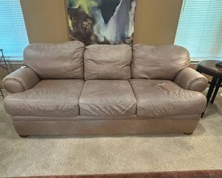 Flexsteel Leather Sofa