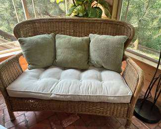 Pier 1 Wicker Sofa