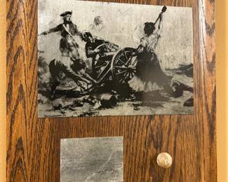 Revolutionary War Plaque