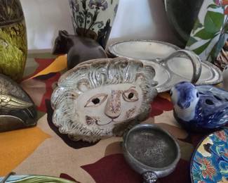 Lisa Larson Lion Wall Pocket