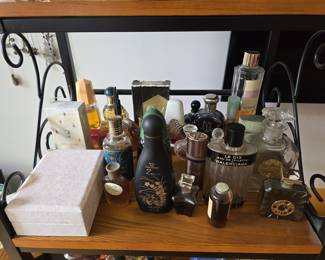 Vintage Perfumes and some empty bottles