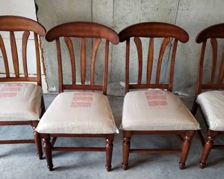 4 Side chairs ~2 Arm chairs ~ the red is the info on the bags . These are new out of the box.