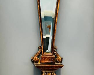 Fabulous Maitland Smith Gilt Wall Sconce