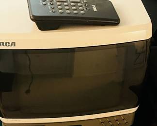 RCA CRT TV Small and older , but NOT obsolete. One of the few tv s that lets you play Nintendo's Duck Hunt with your IR Sensor !