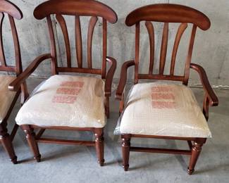 Brand NEW from Box JC Penney Table ~Leaf & Chairs ~ Table 60"Lx 42"Wx 28"H ~ Leaf is 18"lx 42"W Chairbacks are 39"T ~ seats are 20" x20"