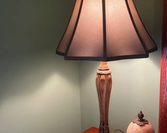 Modern Lamp , marble egg on stand ( is 2 pieces )