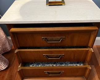 Close up Nightstand/bed side table