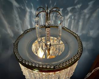 Lovely Italian Regency Waterfall All prisms intact ~ NO damage