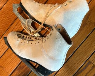 Worn by Lee Ann Miller, Olympic Ice Skater, St. Louis, Phantam Sheffield, England blades