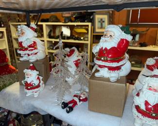 Vintage Inarco Spaghetti Santas