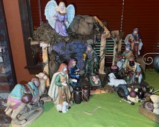 Vintage Homco nativity