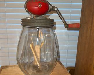 Antique Dazey butter churn